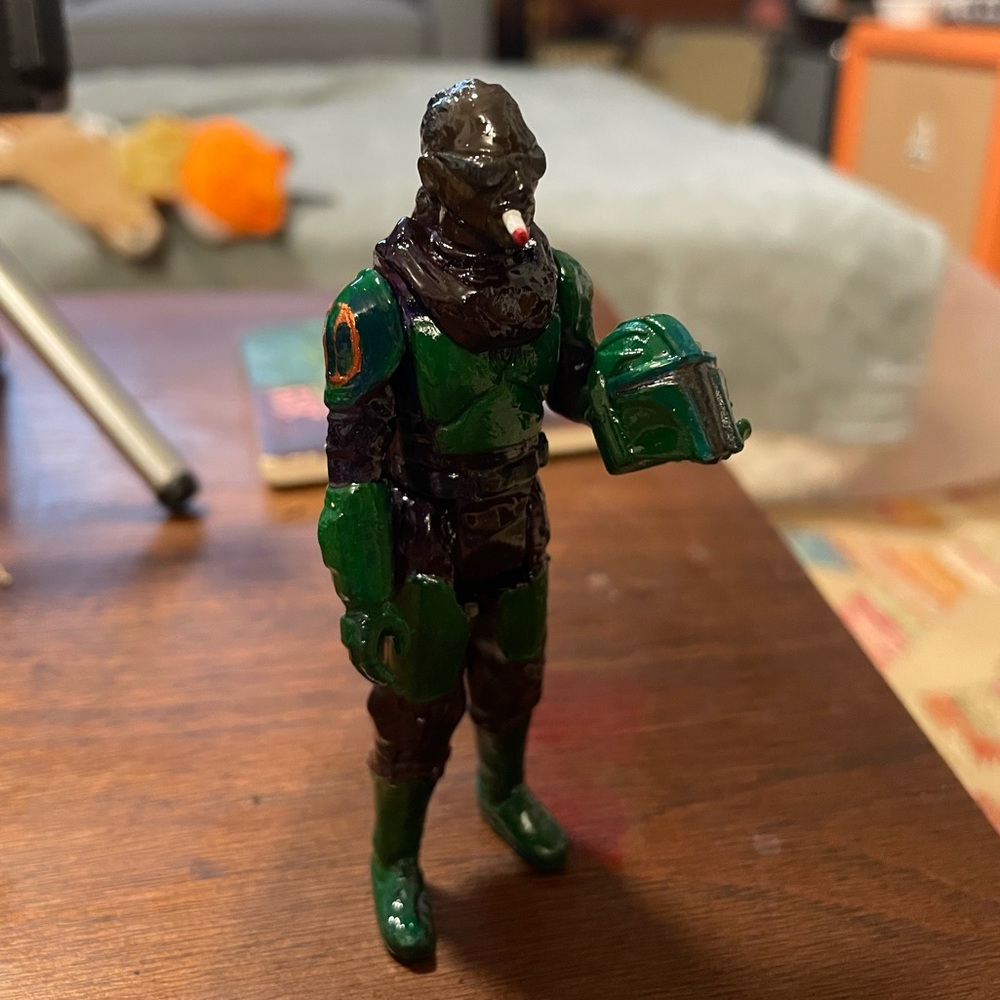 🩸 Snoop Dog X Mandalorian Custom Action Figure Star Wars Spoof🩸